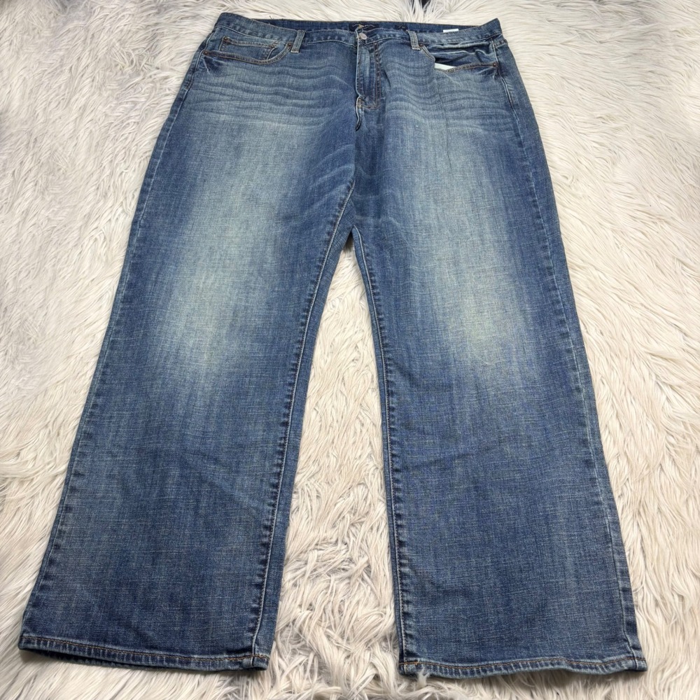 Lucky Brand Men's 40 x 32 Medium Wash 181 Relaxed Fit Straight Jeans Classic